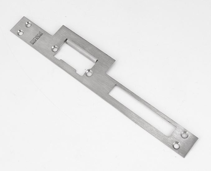 Hosszú pajzs tokközépbe szereléshez, 54-es sorozat, INOX, balos, DORCAS-H2-X-L